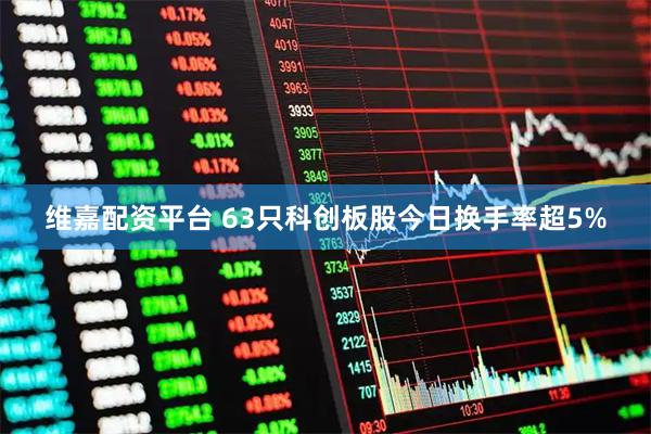 维嘉配资平台 63只科创板股今日换手率超5%